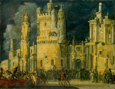 Naispyhien marttyyrikuolema, 1600-luvun alku tekijältä Francois de Nome