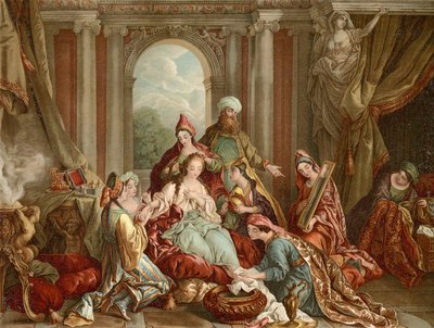 Ester koristellaan kuningasta varten tekijältä Francois de after Troy