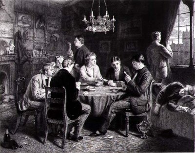 Reverie - Ääni kaukaisesta, kaiverrus Robert W. Macbeth (1848-1910) pub. Kirjailija: Thomas McLean tekijältä Frank (after) Dicksee
