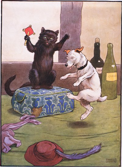 Hän meni parturiin - ostamaan hänelle peruukin, kun hän palasi, hän tanssi jigiä, 1930-luku tekijältä Frank Adams