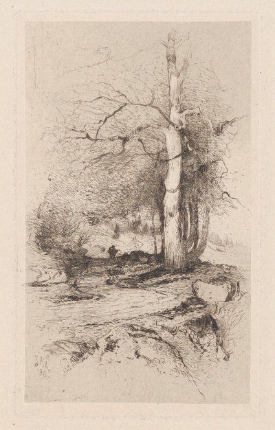 Maisema, 1890. tekijältä Frank Anderson
