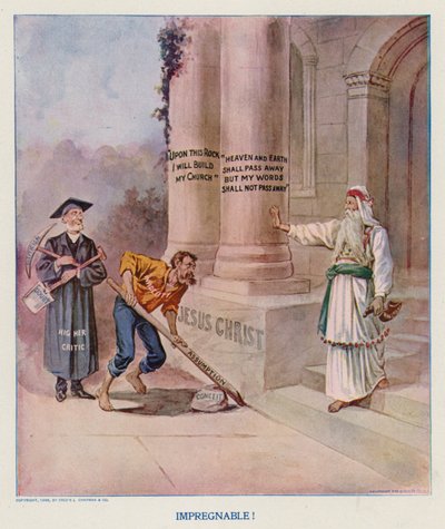 Valloittamaton! (värilitografia) tekijältä Frank Beard