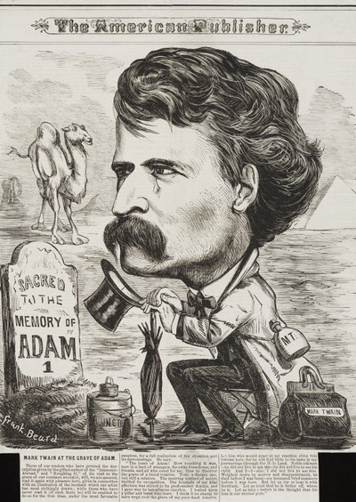 The American Publisher , pub. 1872 (litografia) tekijältä Frank Beard