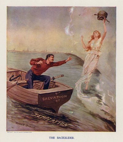 The Backslider (värilitografia) tekijältä Frank Beard