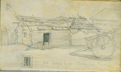 Vanha kauppahuone, Traverse des Sioux, 1851 tekijältä Frank Blackwell Mayer