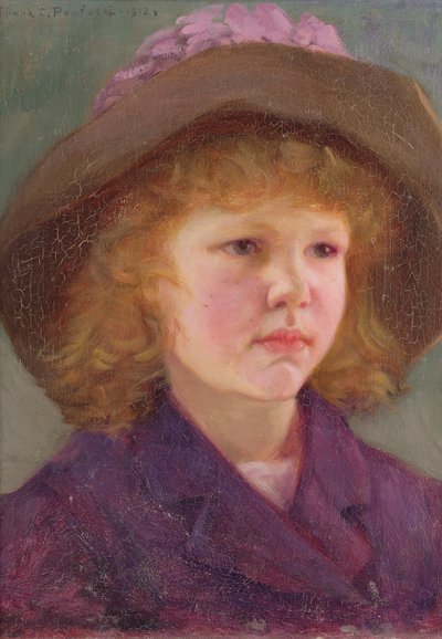 Nuoren tytön muotokuva, 1800-luku tekijältä Frank C. Penfold