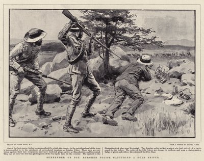 Antaudu tai kuole! Burgherin poliisi vangitsee buuri-sniperin tekijältä Frank Dadd
