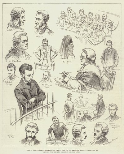 Percy Lefroy Mapletonin oikeudenkäynti murhasta Brightonin rautateillä tekijältä Frank Dadd