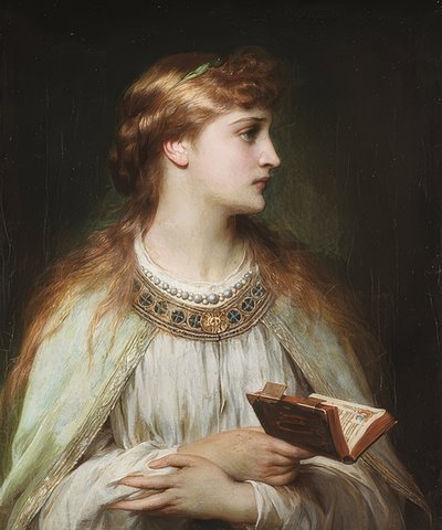 Ophelia. Öh 1864 tekijältä Frank Dicksee
