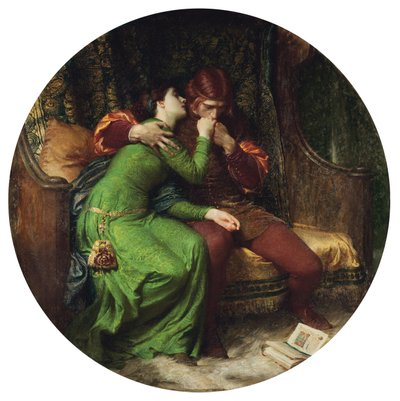 Paolo ja Francesca, 1894 tekijältä Frank Dicksee