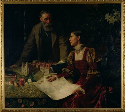 Talonrakentajat, 1879 tekijältä Frank Dicksee
