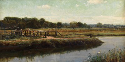Walsham Meads (öljy kankaalle) tekijältä Frank Dicksee