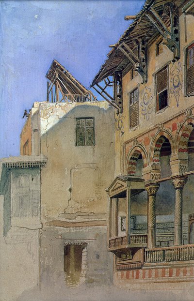 House of Memlook Radnau Bey, Kairo, 1870 tekijältä Frank Dillon