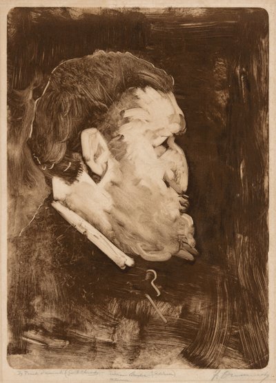 William Gedney Buncen karikatyyri, 1883-84 tekijältä Frank Duveneck