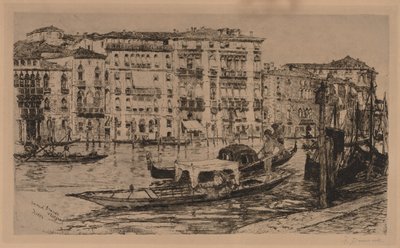 Canal Grande, Venetsia tekijältä Frank Duveneck