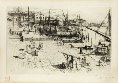Riva, näkymä Suurherttuan palatsiin tekijältä Frank Duveneck