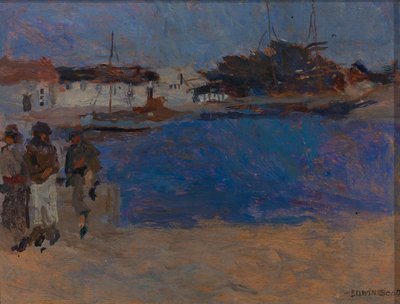 Cherbourgin rannikko tekijältä Frank Edwin Scott