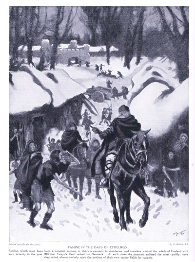 Nälänhätä Ethelredin päivinä 1005 AD, 1920-luku tekijältä Frank Gillett