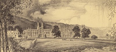 Stonyhurst College (litografia) tekijältä Frank Greenwood