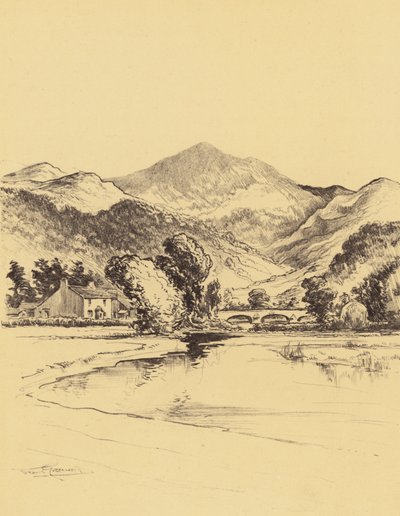 Duddonin laakso (litografia) tekijältä Frank Greenwood