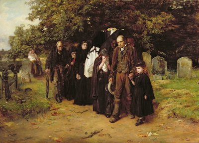 Minä olen ylösnousemus ja elämä tai kylän hautajaiset tekijältä Frank Holl