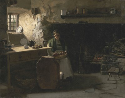 Perunoiden kuoriminen tekijältä Frank Holl