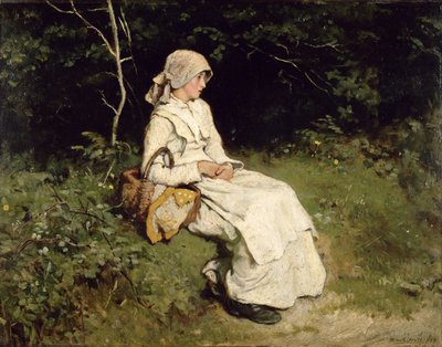 Lepää muuten, 1879 tekijältä Frank Holl