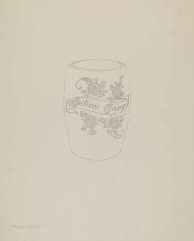 Amerikkalainen boheemi lasimuki tekijältä Frank M. Keane