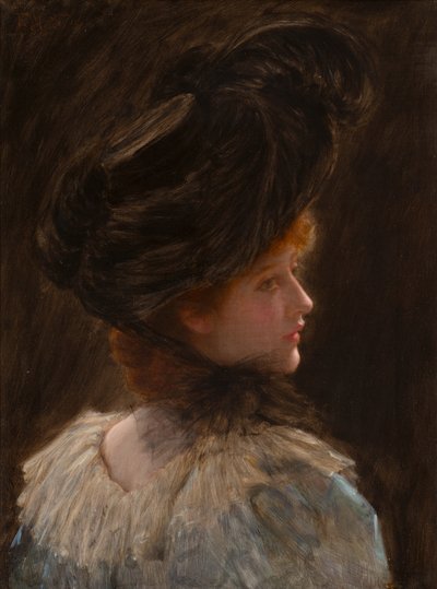 Satunnainen vilkaisu (öljy kankaalle) tekijältä Frank Markham Skipworth