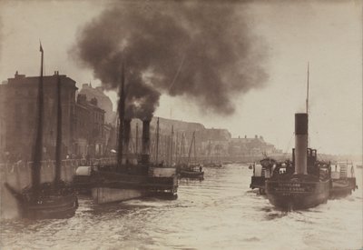 Nimetön satamakohtaus, n. 1880. tekijältä Frank Meadow Sutcliffe