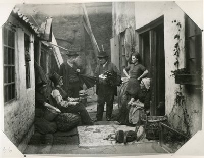 Whitby Fisher Folk, n. 1885 (albumiprintti) tekijältä Frank Meadow Sutcliffe