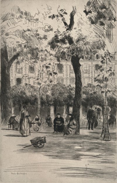 Place des Vosges, 1915 tekijältä Frank Milton Armington