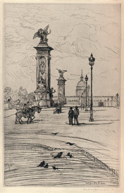 Pont Alexandre III, 1915 tekijältä Frank Milton Armington
