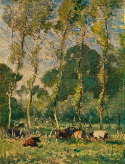Laitumet La Madeleinen lähellä Montreuilia, 1800-luku tekijältä Frank Mura