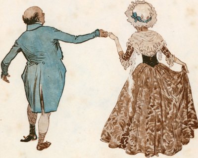 The Pickwick Papers (värillinen litografia) tekijältä Frank Reynolds