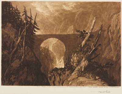 Little Devils Bridge, 1886. tekijältä Frank Short