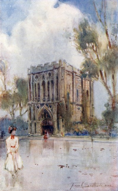 Abbey Gateway, Bury St Edmunds (värilitro). tekijältä Frank Southgate