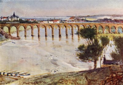 Berwick-on-Tweed (väri litho) tekijältä Frank Southgate