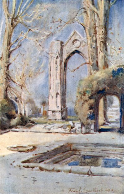 Walsinghamin luostari (värilitro) tekijältä Frank Southgate