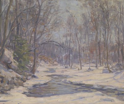 Uma Manhã de Inverno (óleo sobre tela) finlandês tekijältä Frank Townsend Hutchens