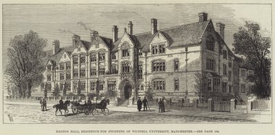 Dalton Hall, Victoria Universityn opiskelijoiden asuinpaikka, Manchester tekijältä Frank Watkins