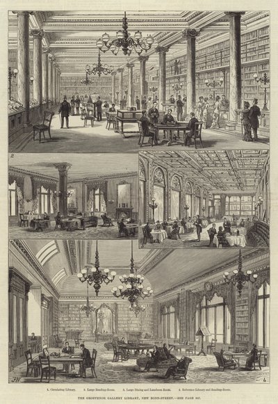 Grosvenor Gallery Library, New Bond-Street tekijältä Frank Watkins