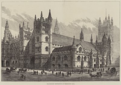 Westminster Hallin ehdotettu restaurointi tekijältä Frank Watkins