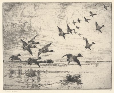 The Alarm P. 111 Pub. St. tekijältä Frank Weston Benson