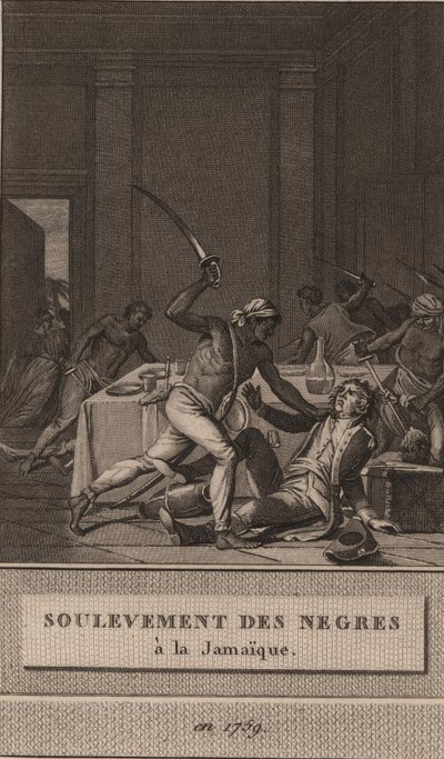Mustien orjien kapina Jamaikalla 1760, 1800. tekijältä François Anne David