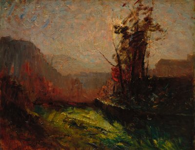 Crémieu, katsottuna Chaillonnettesta tekijältä François Auguste Ravier