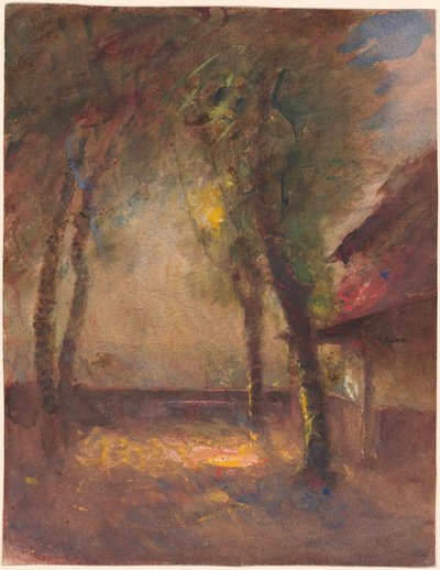 Ravier-talon terassi Morestelissa tekijältä François Auguste Ravier