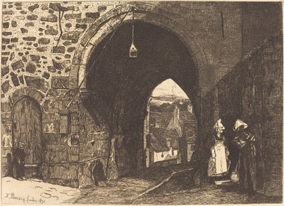 Porte de St Malo Dinanissa tekijältä François Bonvin
