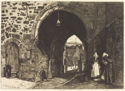 Porte de St Malo Dinanissa tekijältä François Bonvin