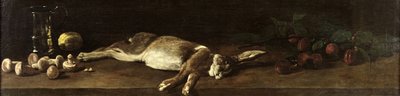 Asetelma jänisen kanssa, 1863 tekijältä François Bonvin